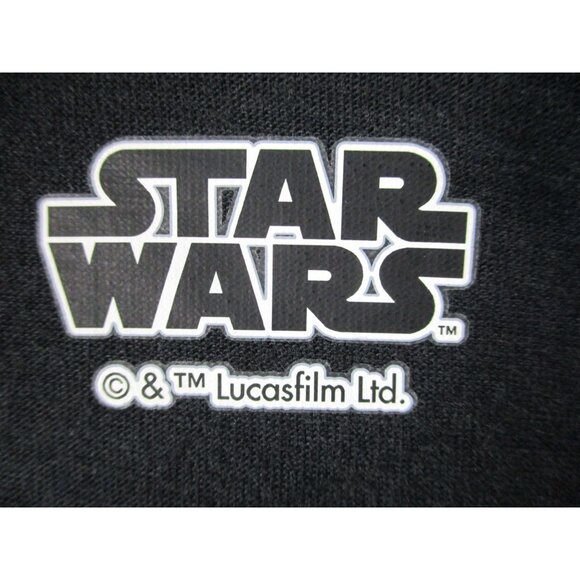 Star Wars Darth Vader Death Star Graphic T-Shirt By Port & Company Size L - Picture 3 of 8